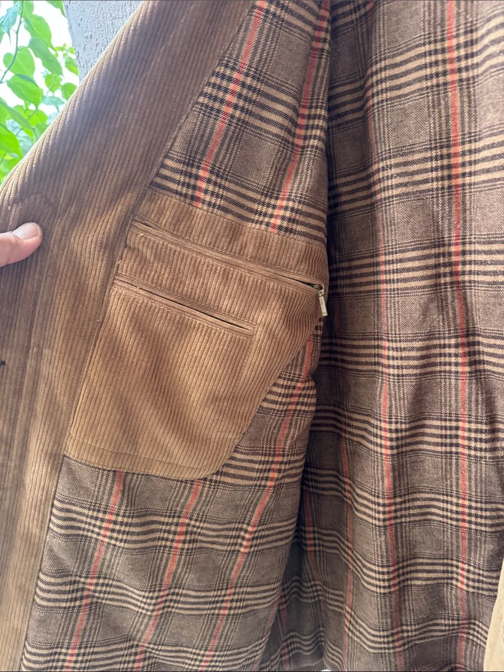 Daniel Cremieux Collection Brown Corduroy Field Jacket